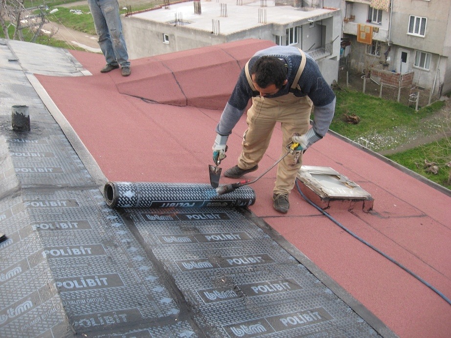 Basmane profesyonel Çatı aktarma – Membran cati örneği